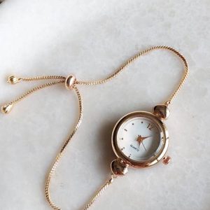 OCTAGON HUB Rose Gold Chain Watch Analog Watch - For Women Stylish...