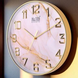 PZOZ Analog 25 cm X 17 cm Wall Clock