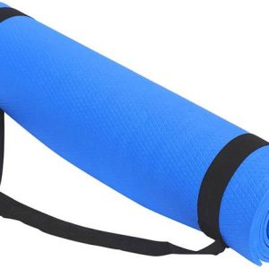 SYNCO 4mm Yoga Mat with Carrying Strap 4 mm Yoga Mat