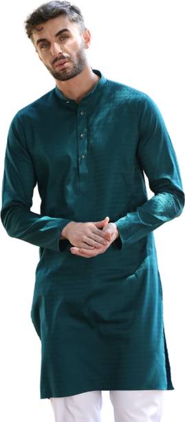 ethnicx Men Cotton Blend Kurta Pyjama Set