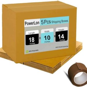 POWERLON Corrugated Cardboard Box For Packing, Shifting...