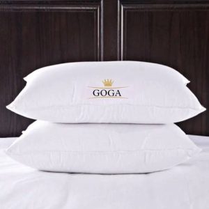GOGA LUXURY Cotton Solid Sleeping Pillow Pack of 2