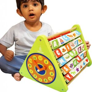 Shumee 5-in-1 STEM Activity Triangle for kids with ABCD...