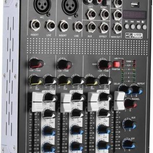 KH 4_Channel Mixing Console Bluetooth Compatible Portab...