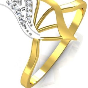 avsar Kajal 18kt Diamond Yellow Gold ring