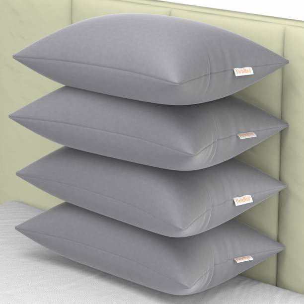 BRIDHA Microfiber Sleeping Pillows, Adjustable Height, ...