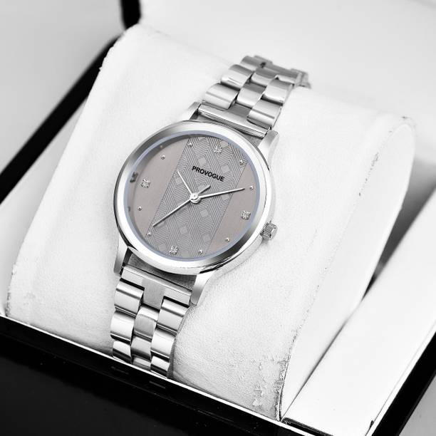PROVOGUE Contemporary Silver Case Featuring Rich Grey Display An...