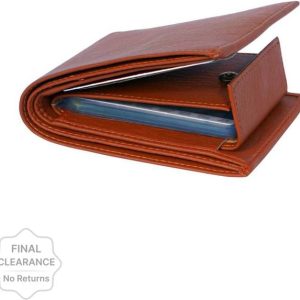 LOOPA Men Tan Artificial Leather Wallet - Regular Size