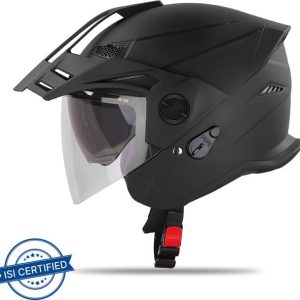 Steelbird SBH-23 GT Plus Open Face ISI Certified Helmet...