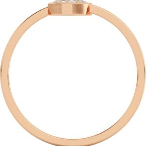 avsar AVR1079PA 18kt Diamond Rose Gold ring