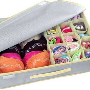 Innaugural Lingerie Storage Organizer With Lid Non-Wove...