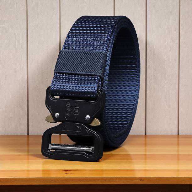 KILLER Men Casual Blue Nylon Belt