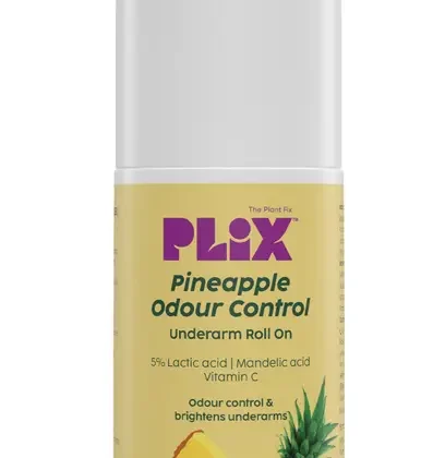 The Plant Fix Plix Pineapple Odour Control Underarm Roll-on with 5% Lactic acid & 1% Mandelic Acid Perfume – 50 ml  (For Men & Women)