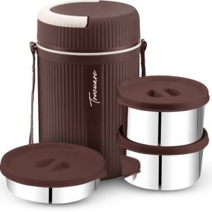 Trueware GRUB 2 Insulated Hot Lunch Box With 2 SS Conta...