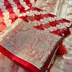 DURGA TEXTILE Printed, Self Design, Embellished, Woven, Animal Print,...