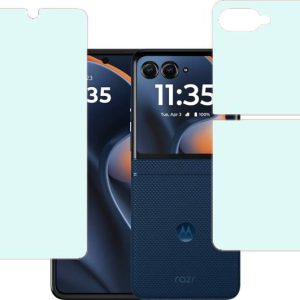 KARTRAY Front and Back Screen Guard for Motorola Razr 6...