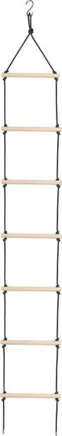 PELIXO Wooden Rope Ladder for Kids, Climbing Ladder, Ph...