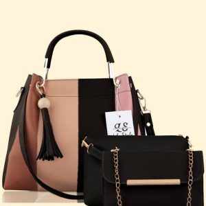 LIKE STYLE Women Black Handbag - Regular Size