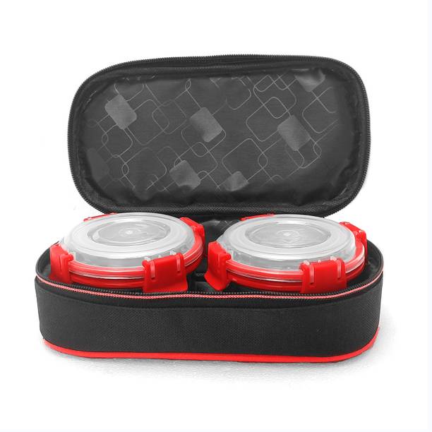 Zaib lunch Box with Bag | tiffin capsule bag | spill pr...