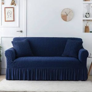 Flipkart SmartBuy Polycotton Plain 3 Seater Sofa Cover