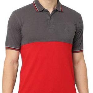 Bleualps Men Solid Polo Neck Pure Cotton Multicolor T-Shirt