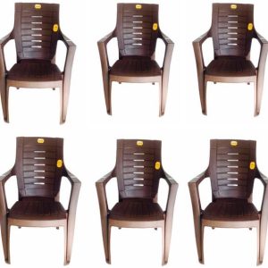 Anmol FEROZ BROWN SET OF 6 CHAIR FULLY COMFORT nd weigh...