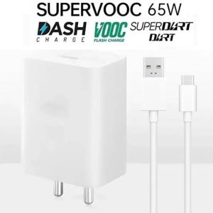 CLAT 65 W SuperVOOC 6 A Wall Charger for Mobile with De...