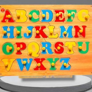 VSINDIA wooden capital alphabet puzzles with pictures f...