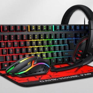 SANNO WORLD 4in1 PC TF800 Four-piece Gaming Combo 104 K...