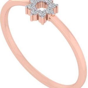 Diamtrendz Jewels Certified Real Diamond 14kt Diamond R...