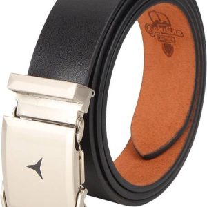 ZORO Men Casual, Party, Formal Black Genuine Leather Belt