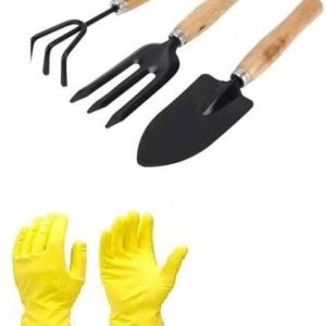 Ravel Gardening tool kit ( cultivator,fork,trowel) with...