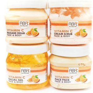 ABH Vitamin C Facial Kit | 4-in-1 Skin Brightening & Gl...