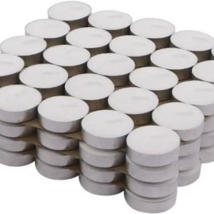 SARP Diwali Long Burning Unscented Tea Light Candle (Wh...