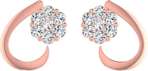 avsar Rose Gold 18kt Diamond Stud Earring
