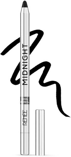 Renee Midnight Kohl Black Kajal Pencil - Waterproof Smu...