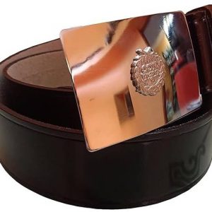 shree maruti shopping Boys & Girls Formal Black Genuine Leather Belt