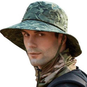 AlexVyan Army Round Crown Sun Visor Hat Cap for Men & B...