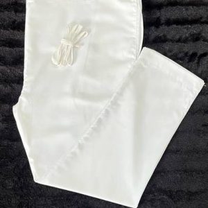TABROONN White Cotton Pyjama With Dual Side Pockets Men Pyjama