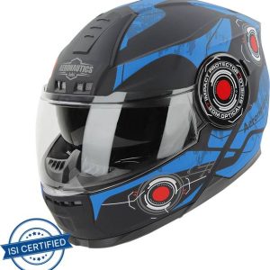 Steelbird Cyber ISI Certified Full Face Graphic Helmet ...