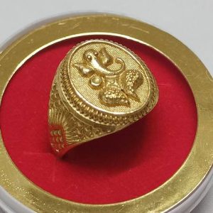 TMRcreation Fancy Ganesh owal ring for man and boys / brass ring Fa...