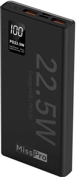 misspro 10000 mAh 22.5 W Ultra Slim Pocket Size Power B...