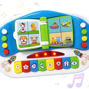 Scribify Musical Piano Book with Lights Kids Toy