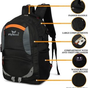 Flynext Yma.1377 Black Orange Spacy Comfortable School ...