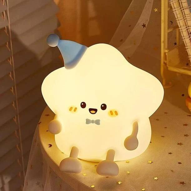 DIYASALESS Silicone Star Led Night Light,Squishy Lamp C...