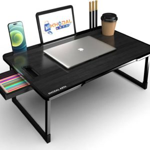 KHODAL ARTH US BIDING BLACK COATED Wood Portable Laptop...