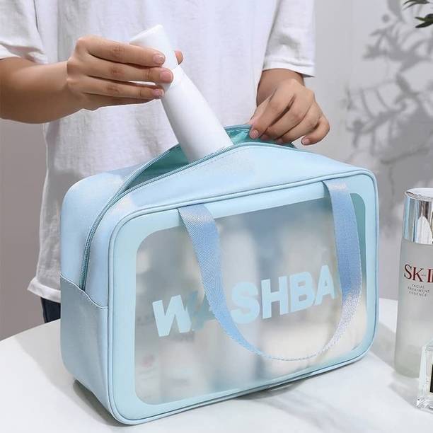 Uratech Transparent Wash Make Up Bag PVC Waterproof Zip...