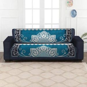 Multitex Chenille Floral 3 Seater Sofa Cover