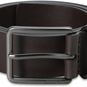 PUMA Men & Women Casual Brown Genuine Leather Belt
