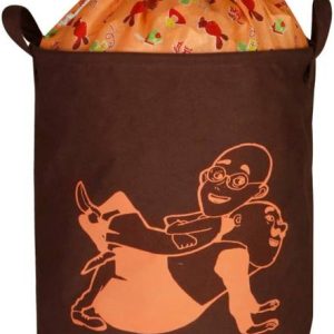 Mios 30 L Maroon Laundry Basket